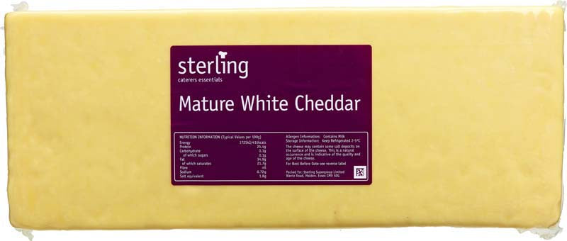 Sm Mature Cheddar Cheese (app 2.5kg)