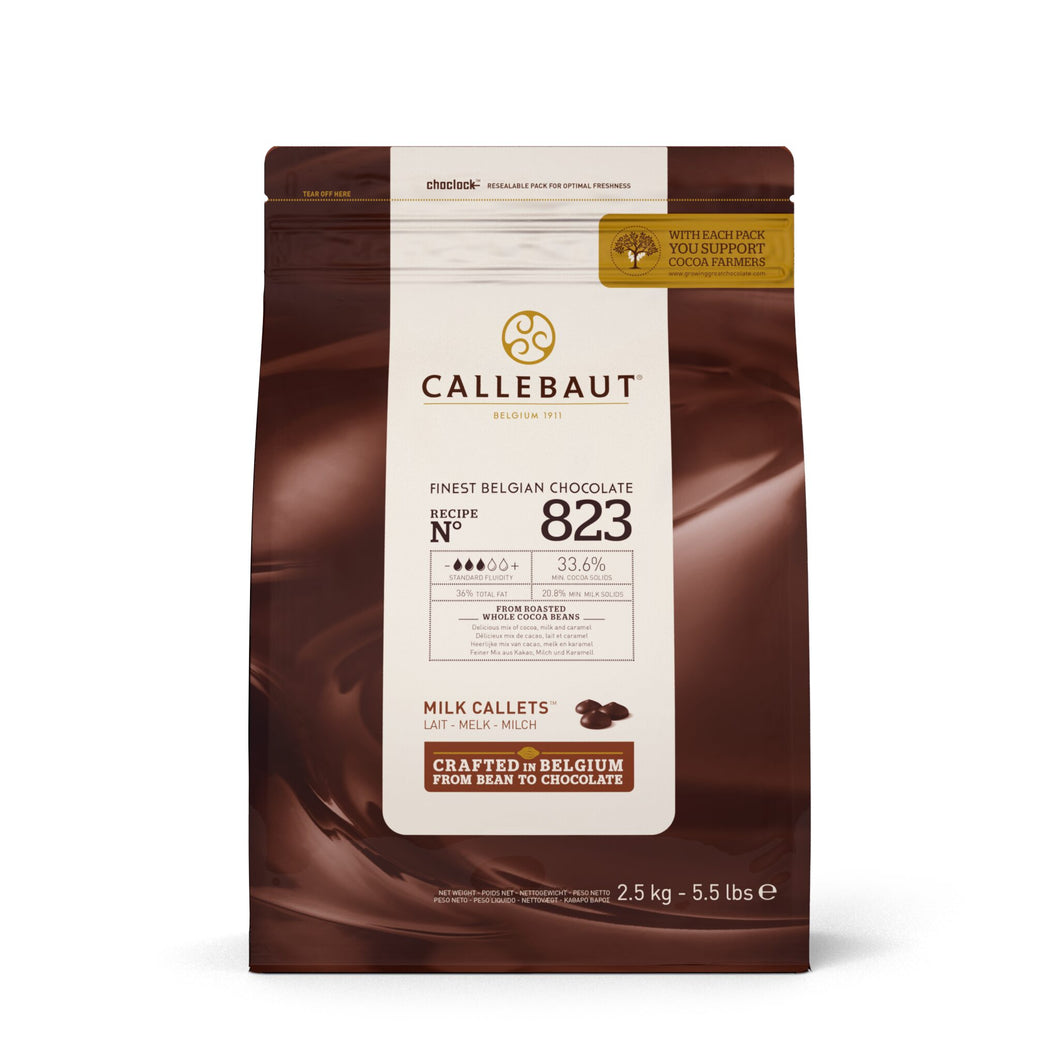 Callebaut Milk Chocolate Callets (2.5kg)
