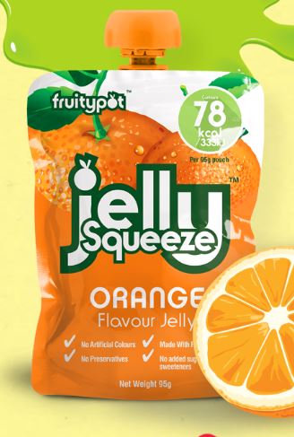 Orange Jelly Pouch (16x95g)