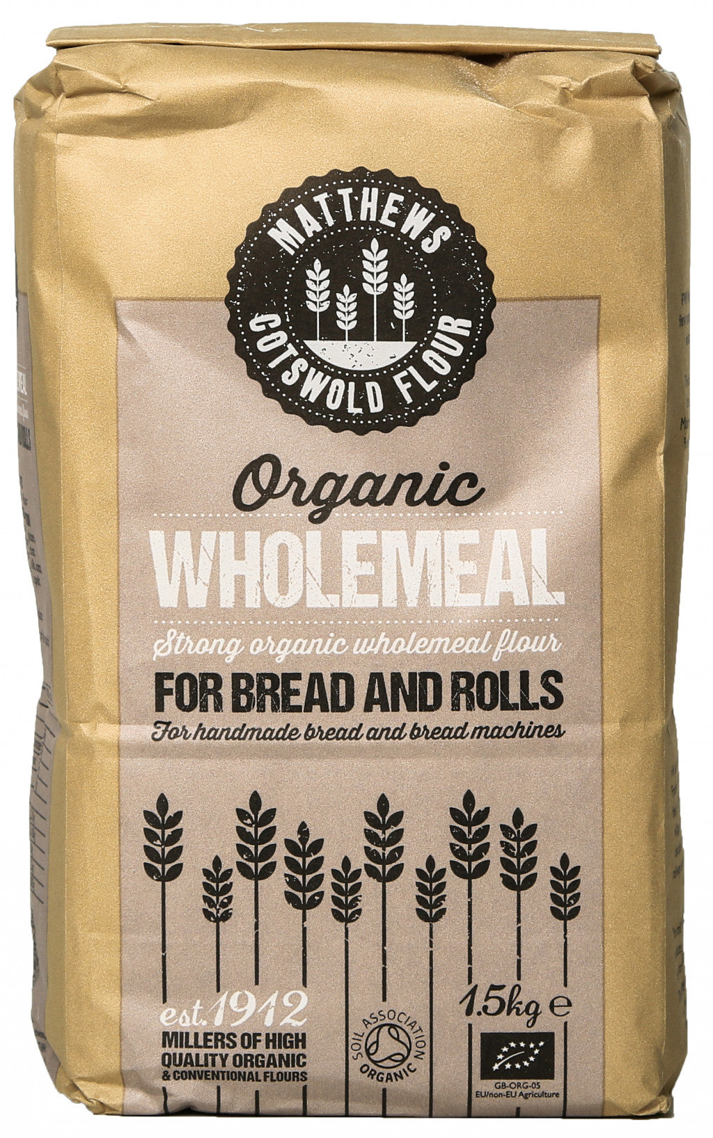 Wholemeal Organic Flour 1.5kg