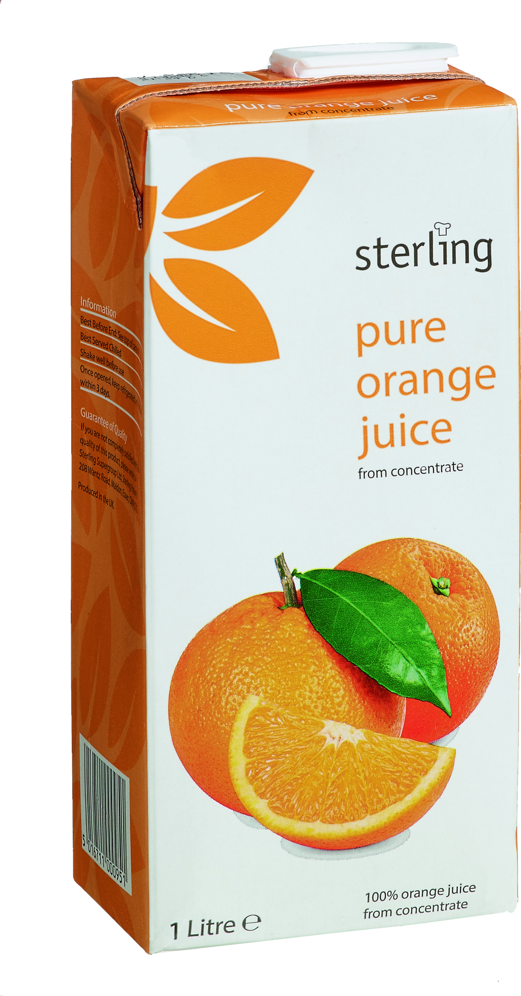 Orange Juice Re Cap (1ltr)