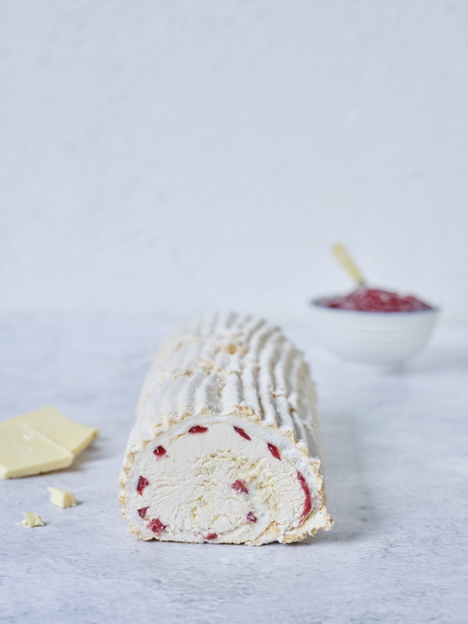 GF Raspberry & White Chocolate  Meringue